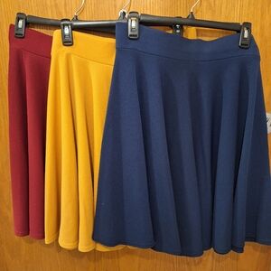 Set of 3 stretch circle skirts